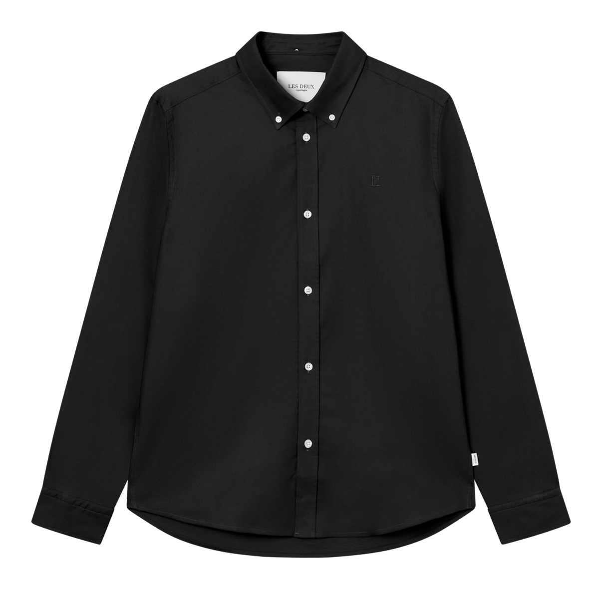 Konrad Oxford Shirt - Seasonal Black