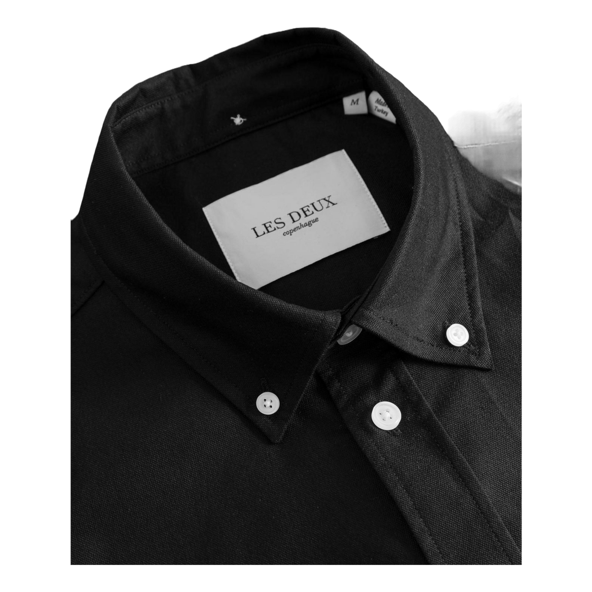 Konrad Oxford Shirt - Seasonal Black