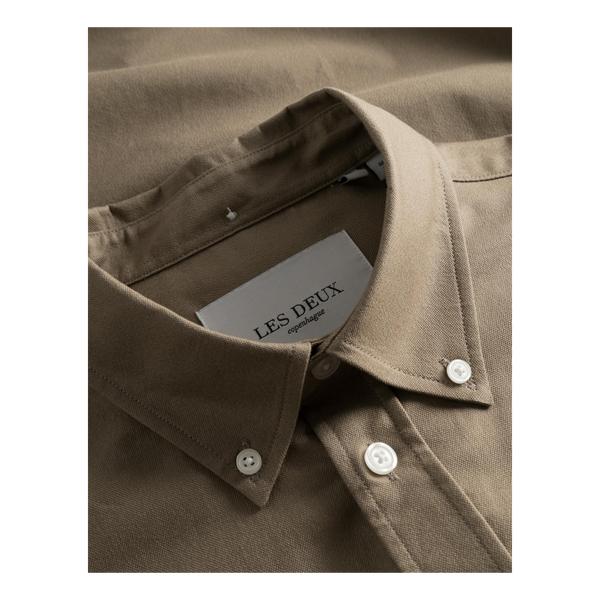 Konrad Oxford Shirt - Seasonal Desert Taupe