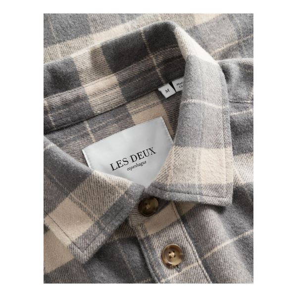 Lennon Flannel Check Shirt Excalibur/raven