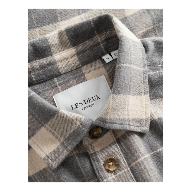 Lennon Flannel Check Shirt Excalibur/raven