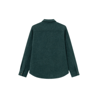 Lennon Bouclé Overshirt Pine Green