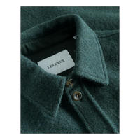 Lennon Bouclé Overshirt Pine Green