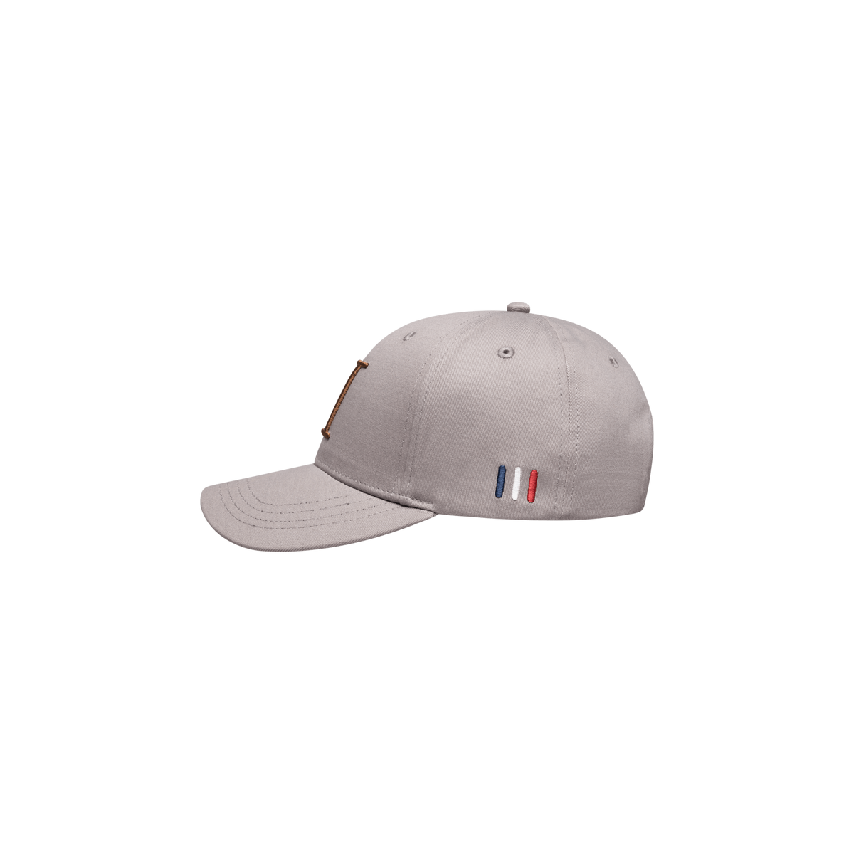 Encore Organic Baseball Cap Light Grey/terracotta