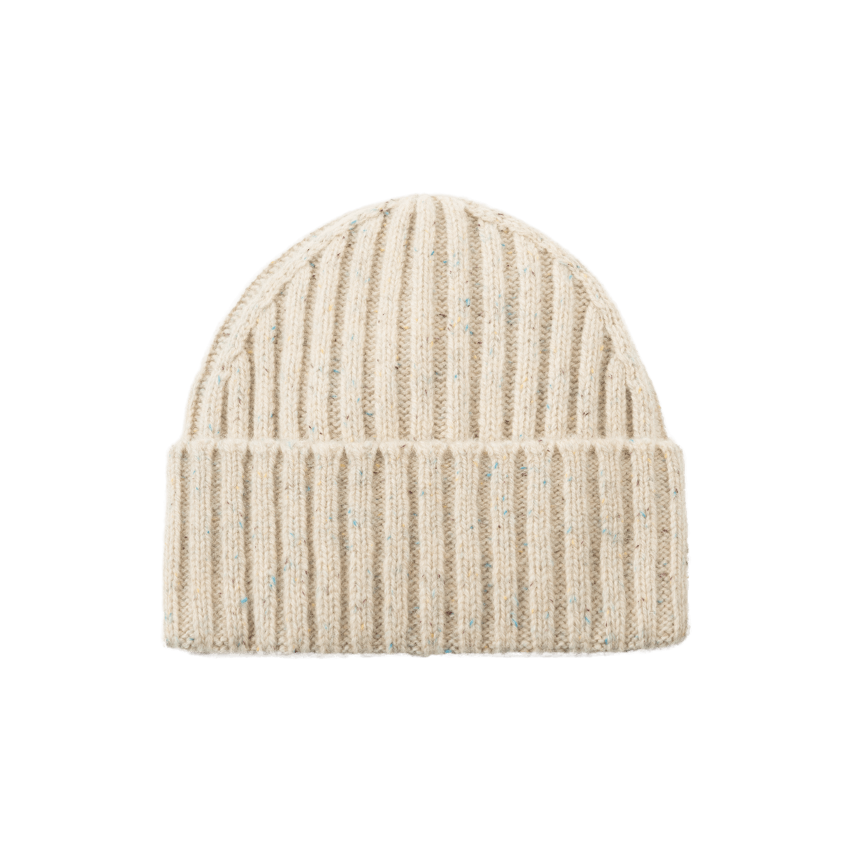 Wells Fleck Rib Beanie Light Sand