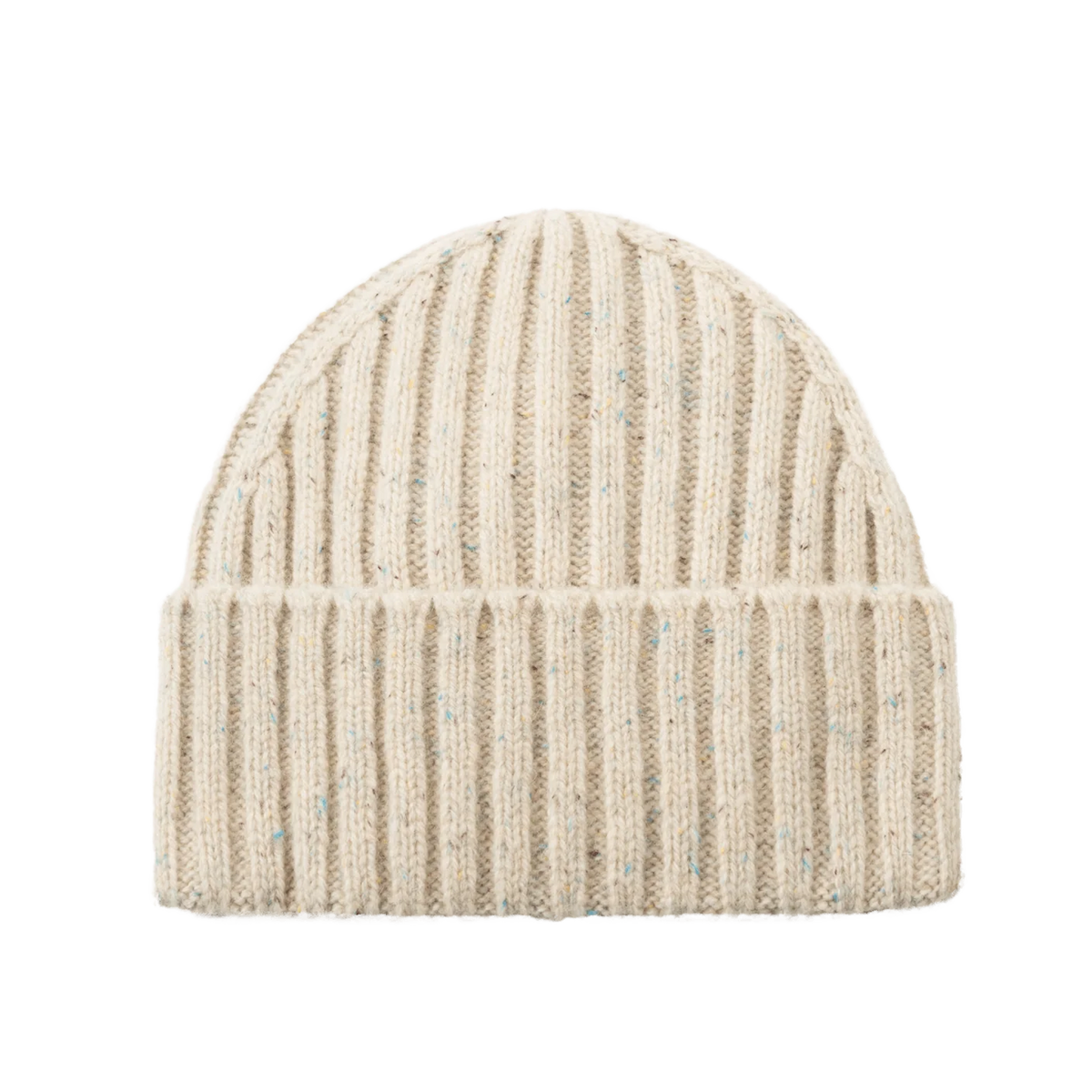 Wells Fleck Rib Beanie Light Sand