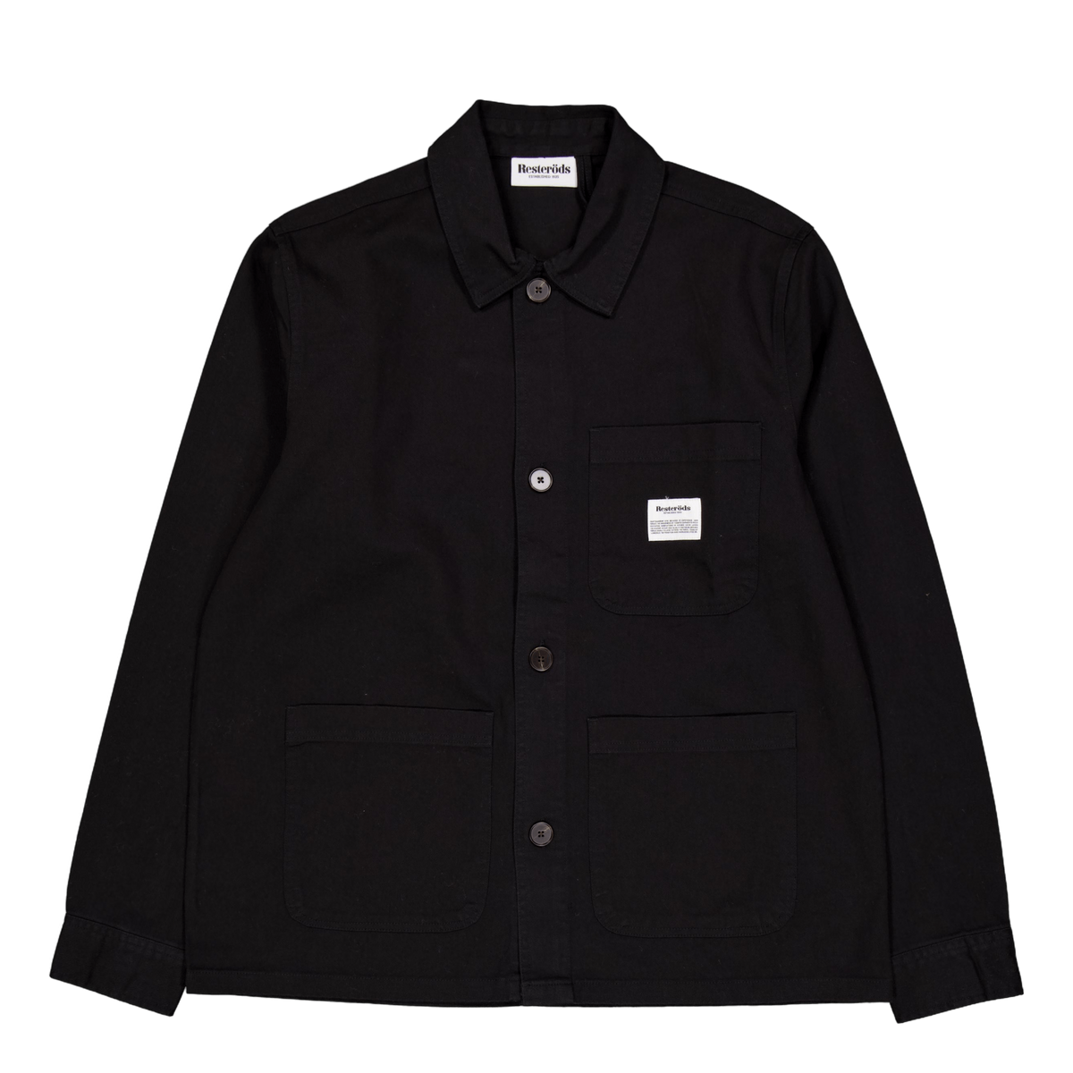 Twill Overshirt 09 Black