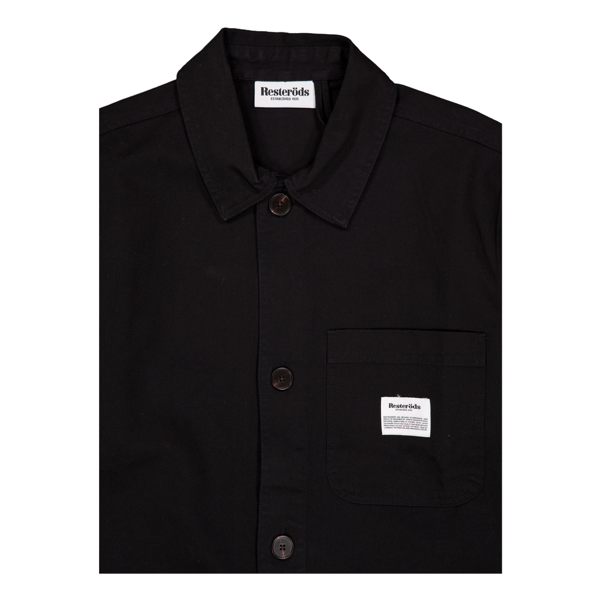 Twill Overshirt 09 Black