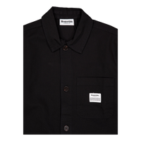 Twill Overshirt 09 Black