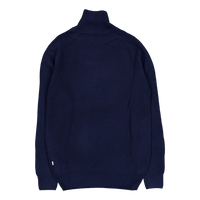 Knit Half Zip 49 Navy