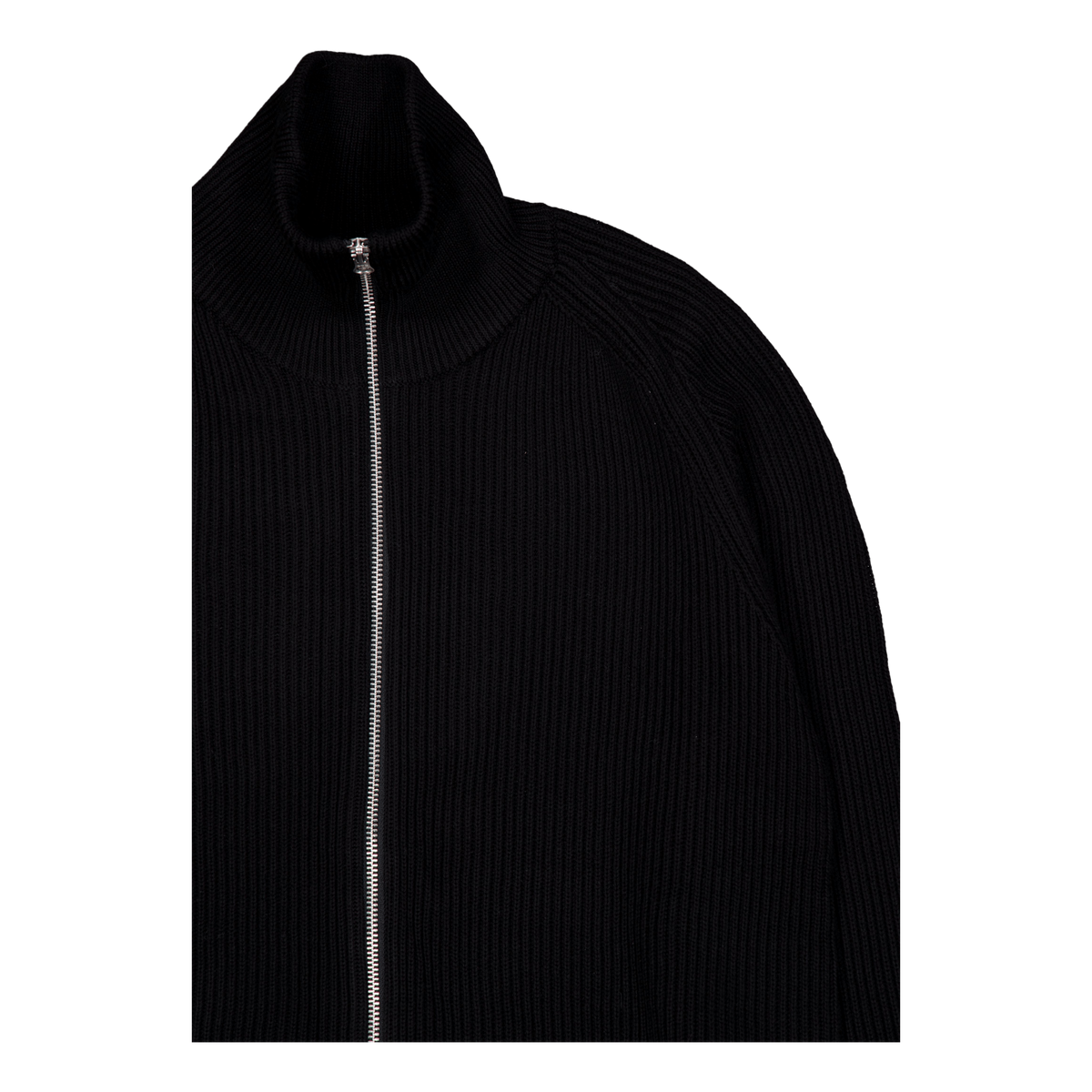 Knit Fullzip 09 Black