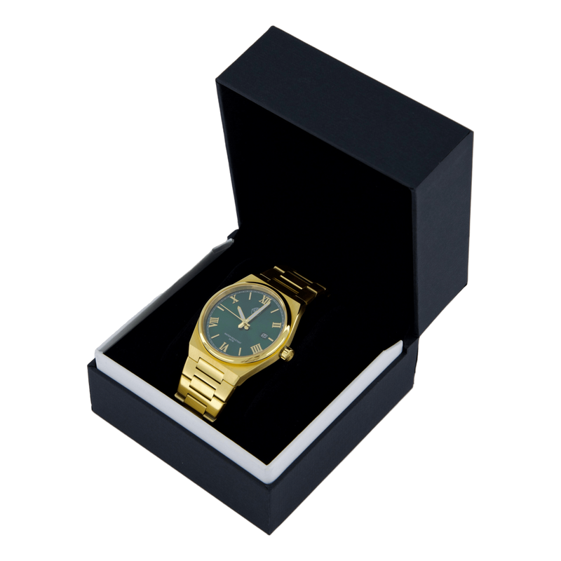 Elias Watch Green/fgold