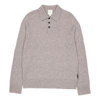 Luxury Wool Ls Polo Pkh Mid Grey Heather