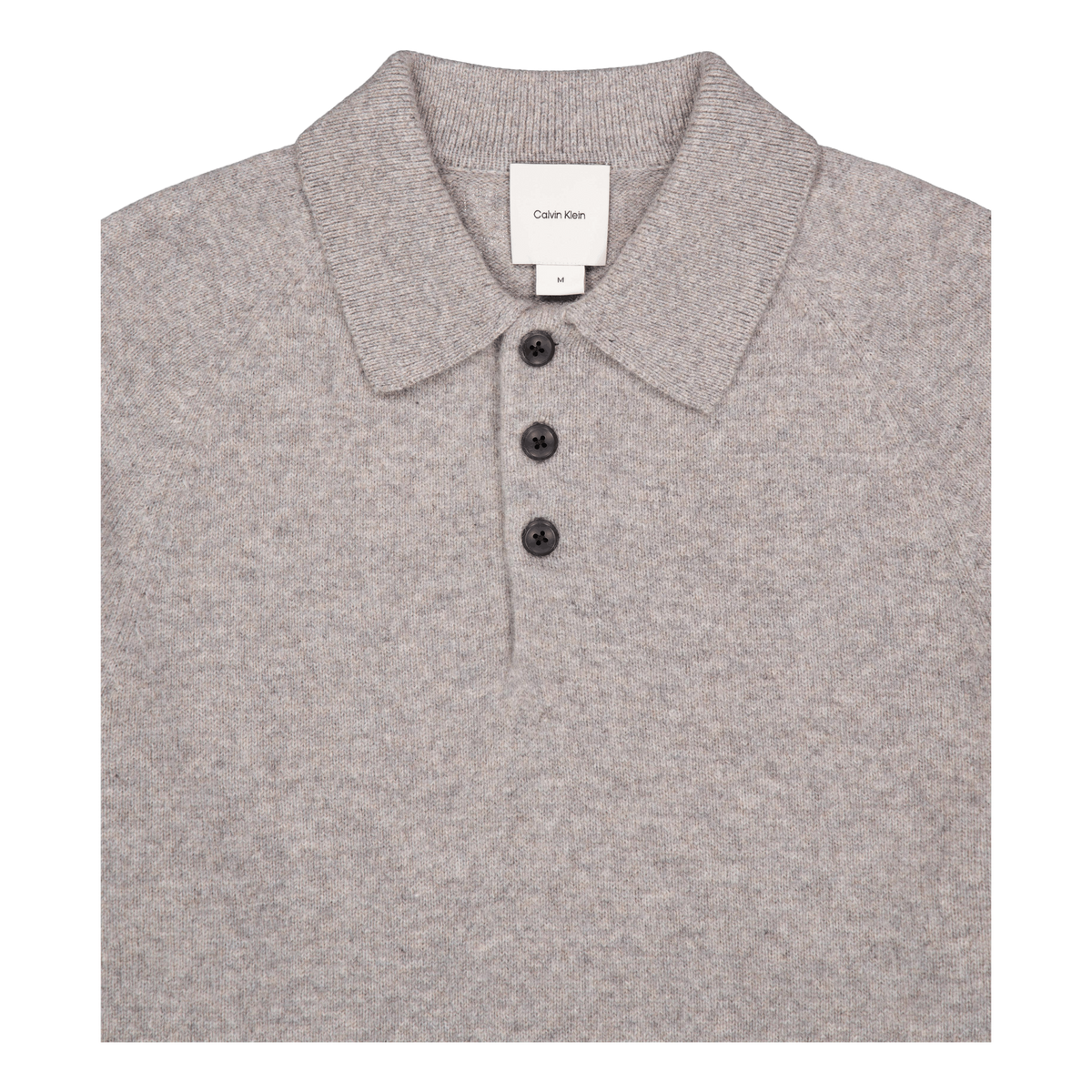 Luxury Wool Ls Polo Pkh Mid Grey Heather