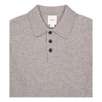 Luxury Wool Ls Polo Pkh Mid Grey Heather