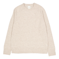 Luxury Wool Cn Sweater Adl Stony Beige Heather