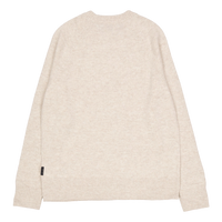 Luxury Wool Cn Sweater Adl Stony Beige Heather