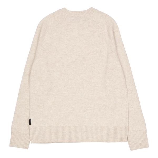 Luxury Wool Cn Sweater Adl Stony Beige Heather