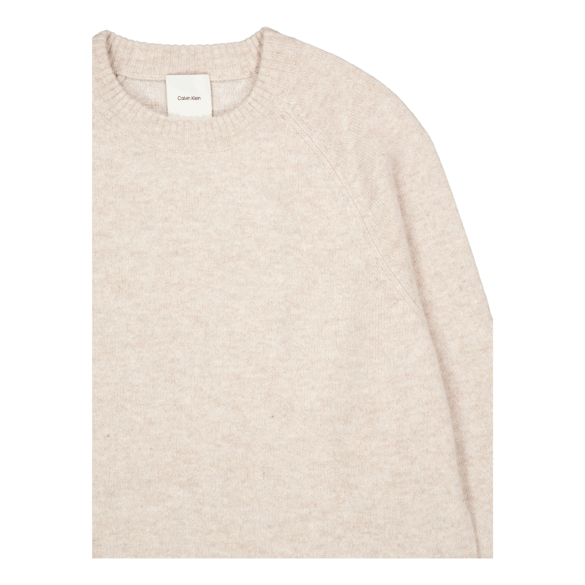 Luxury Wool Cn Sweater Adl Stony Beige Heather