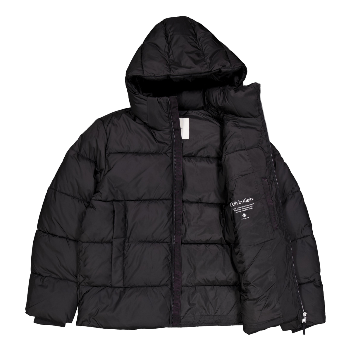 Hooded Quilt Puffer Mw Beh Ck Black