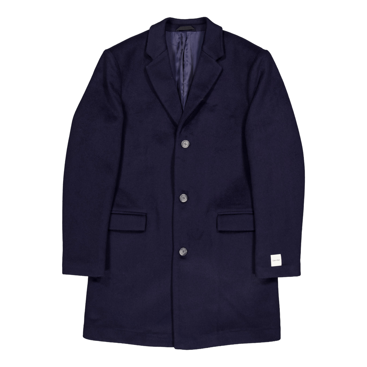 Fine Wool Blend Coat Chw Night Sky