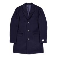 Fine Wool Blend Coat Chw Night Sky