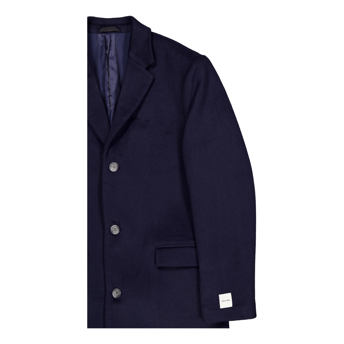 Fine Wool Blend Coat Chw Night Sky