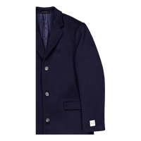 Fine Wool Blend Coat Chw Night Sky