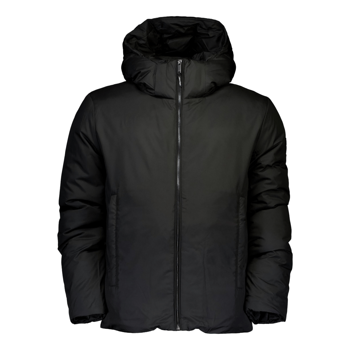 Non Quilt Padded Hooded Jacket Beh Ck Black