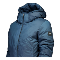 Non Quilt Padded Hooded Jacket Ppk Ink