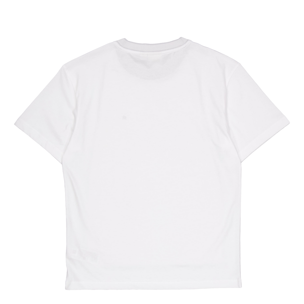 Neck Logo T-shirt Yaf Bright White
