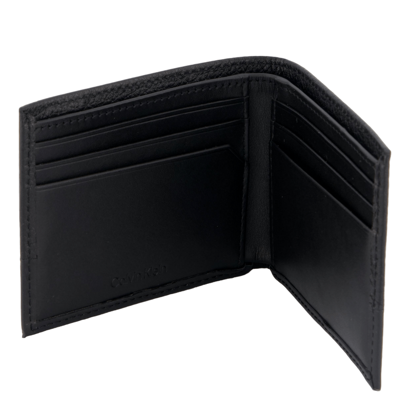 Subtle Mix Bifold 6cc W/bill Beh Ck Black Pebble And Smooth