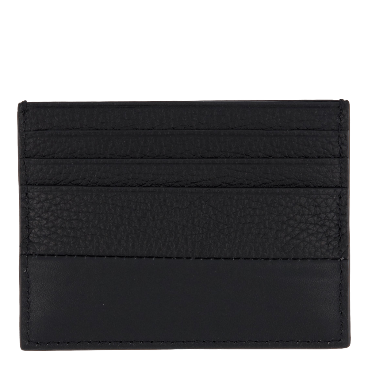 Subtle Mix Cardholder 6cc Beh Ck Black Pebble And Smooth