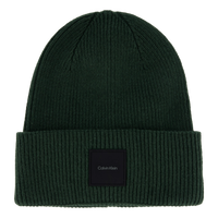 Cotton/wool Fine Rib Beanie M14 Midnight Forest