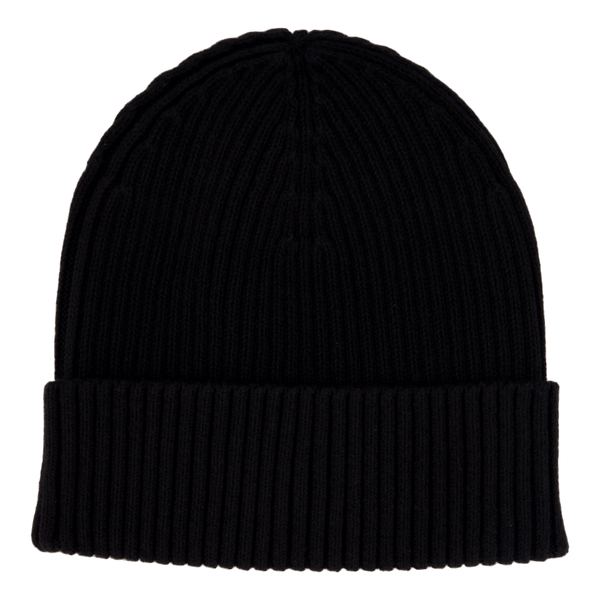 Classic Cotton Rib Beanie Beh Ck Black