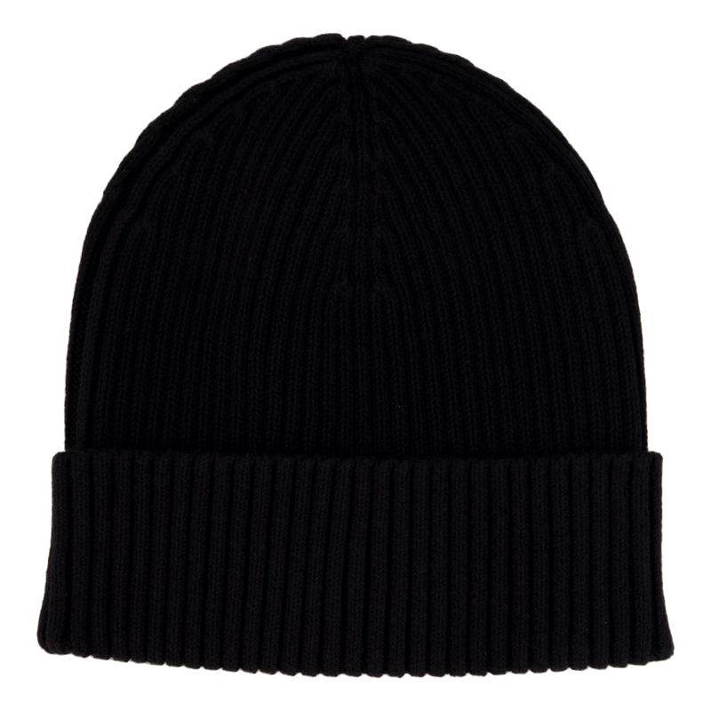 Classic Cotton Rib Beanie Beh Ck Black