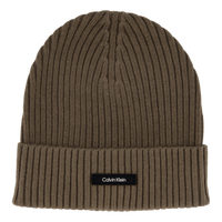 Classic Cotton Rib Beanie Pav Brindle