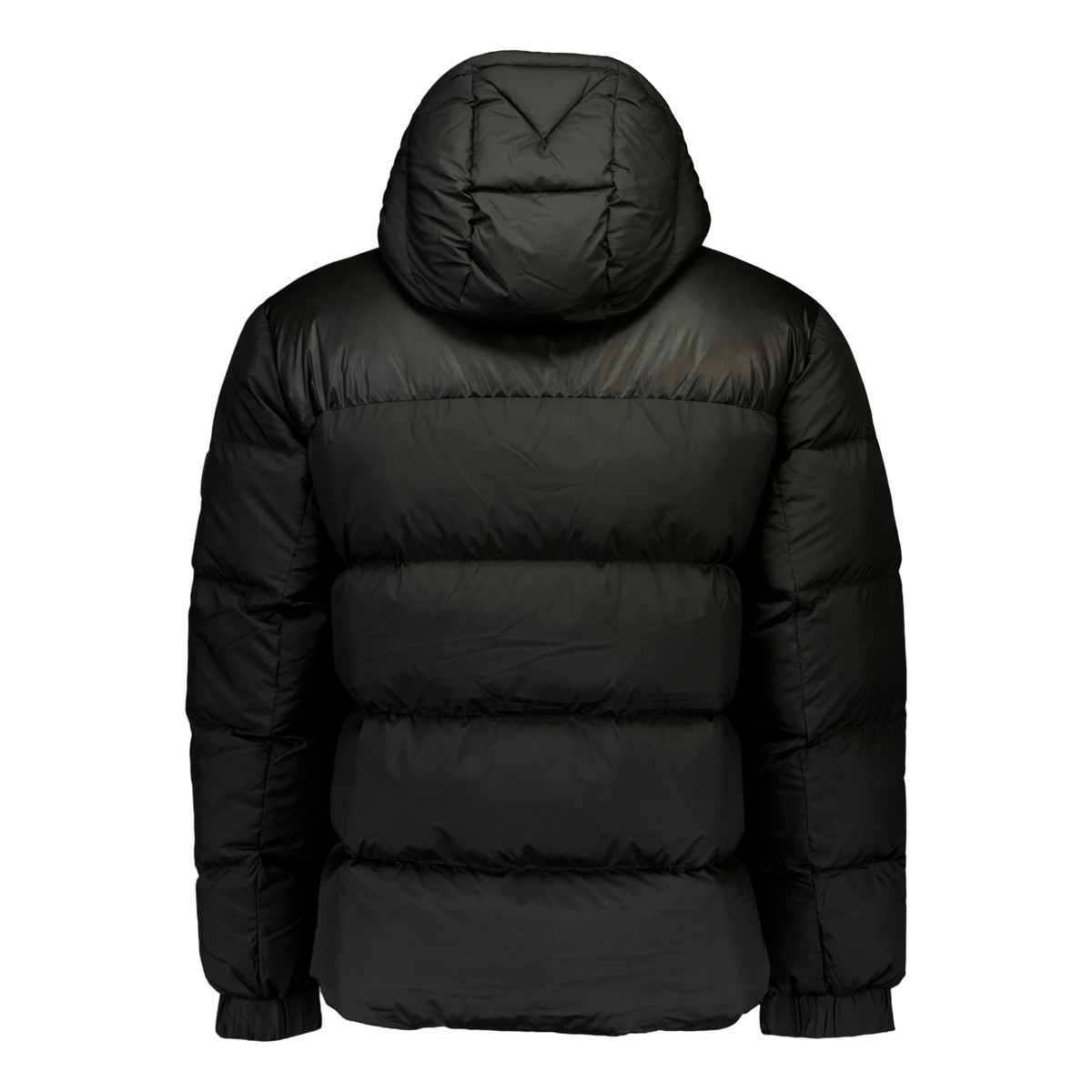 Mix Down Hooded Puffer Jacket