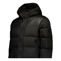 Mix Down Hooded Puffer Jacket