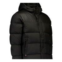 Mix Down Hooded Puffer Jacket