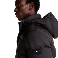 Mix Down Hooded Puffer Jacket