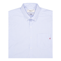 Striped Cotton Poplin Shirt 010 White/blue
