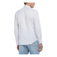 Stretch Poplin Shirt 001 White