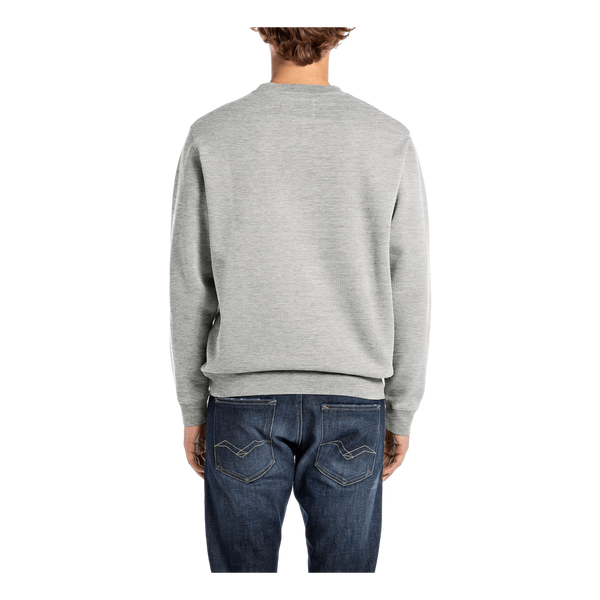 R Sweatshirt M08 Light Grey Melange