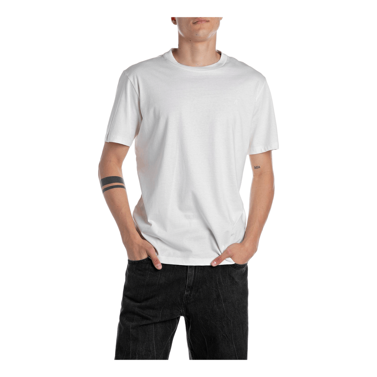 Crew Neck T-shirt 011 Natural White