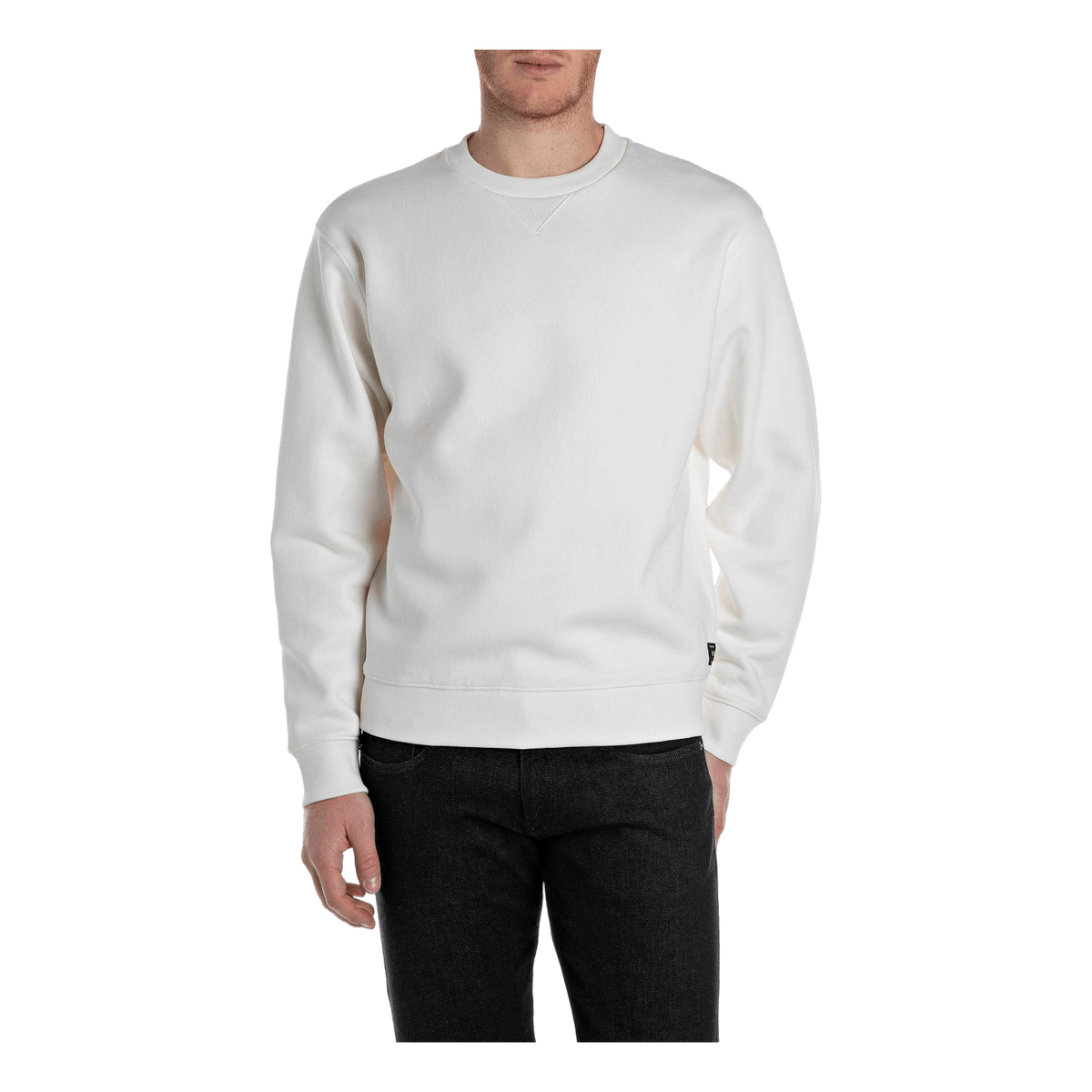 Crew Neck Sweatshirt 011 Natural White