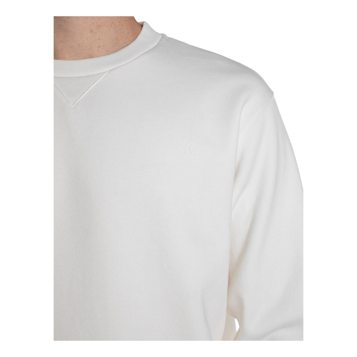 Crew Neck Sweatshirt 011 Natural White