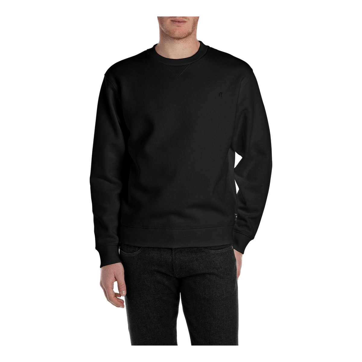 Crew Neck Sweatshirt 098 Black