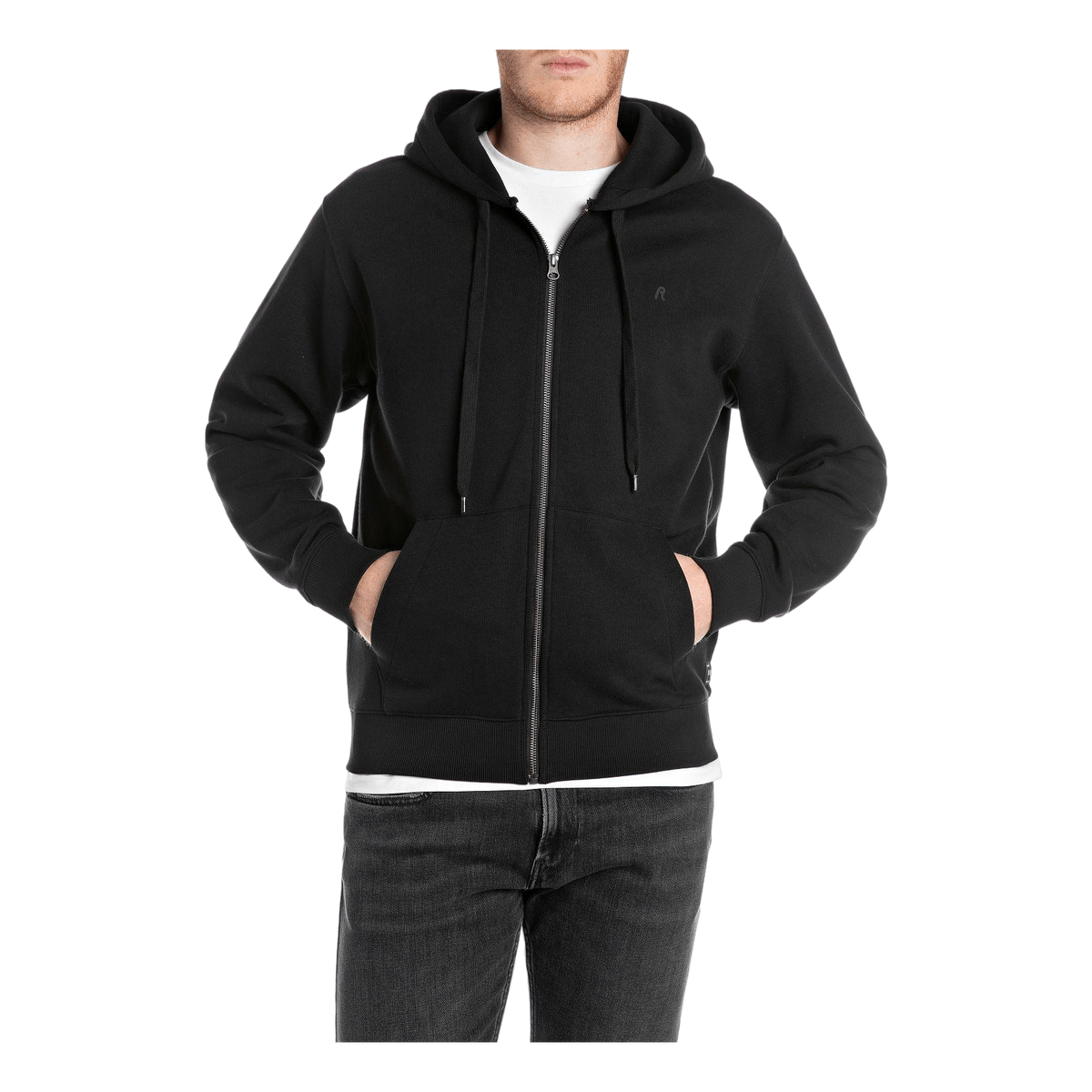 Zip Hoodie 098 Black