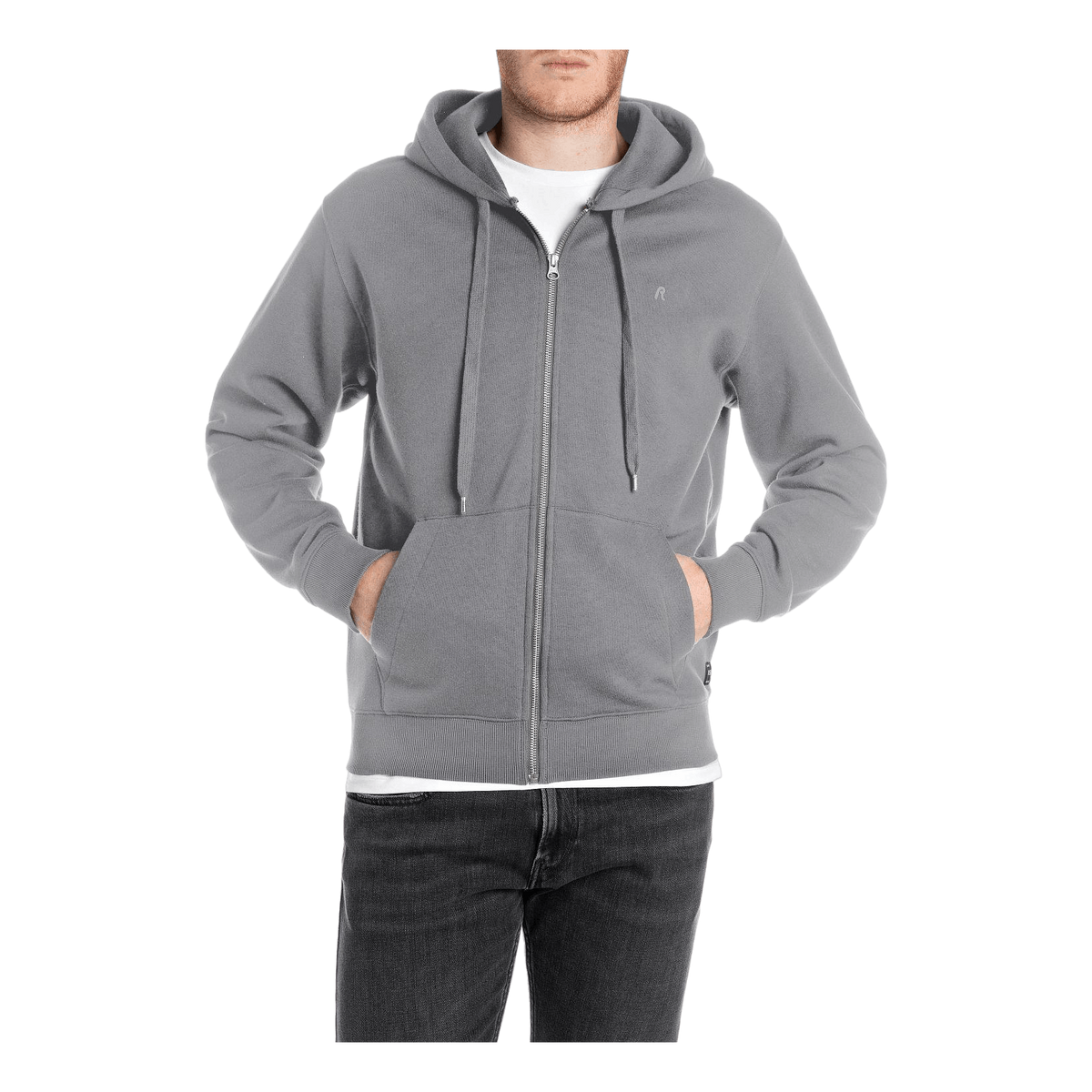 Zip Hoodie 093 Lead Grey